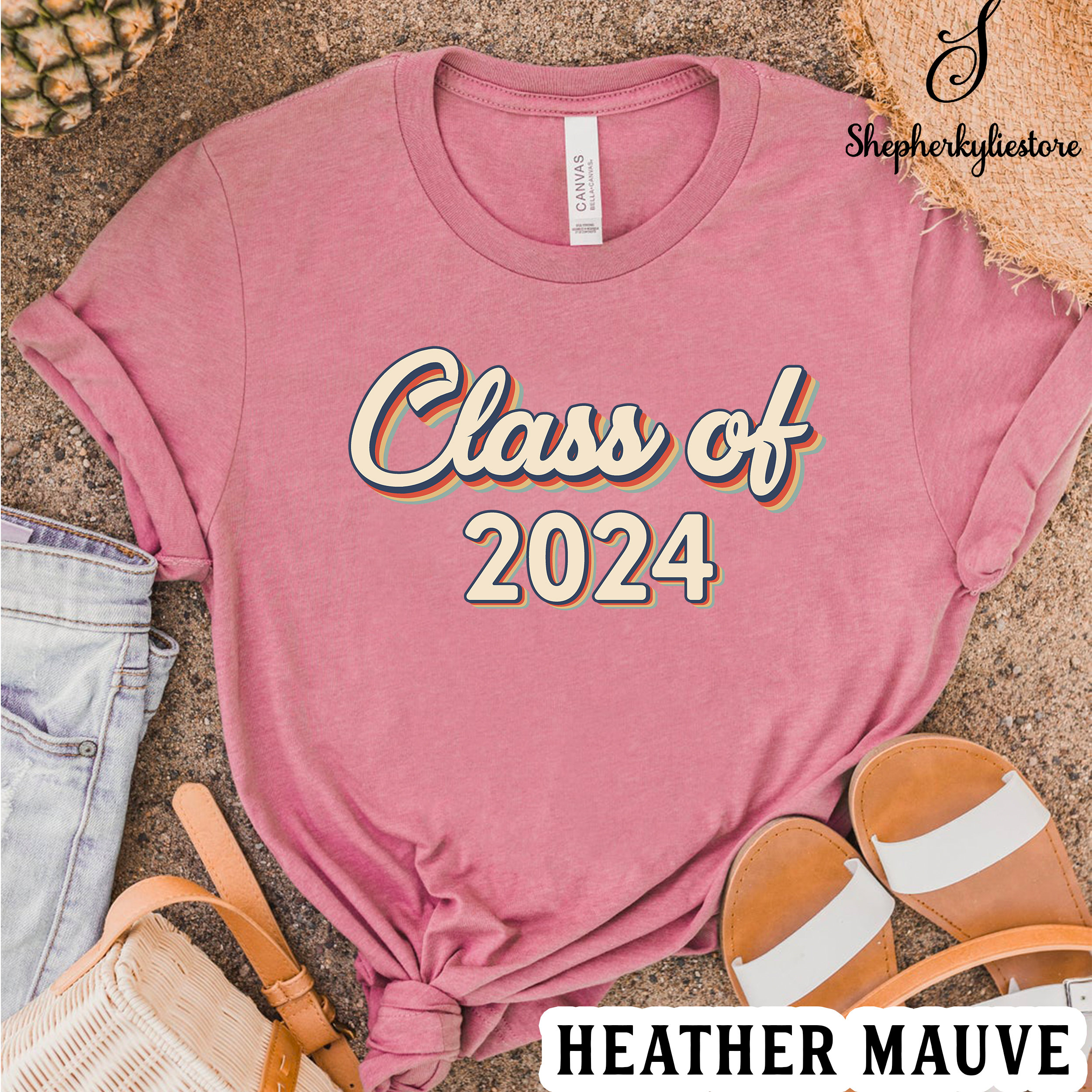 Class Of 2024 Shirt Graduation Shirt Class Of 2024 TShirt Etsy