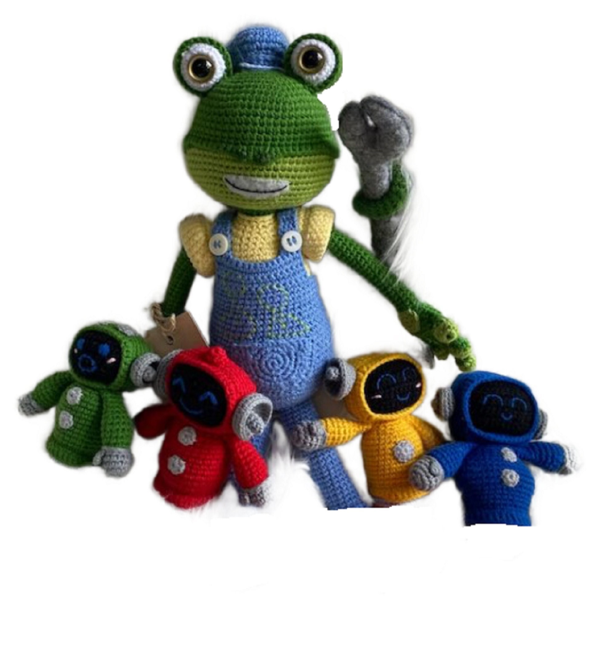 Gecko's Garage Inspired Fan-made Crochet Dolls, Gecko's Garage