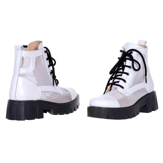 Venta \u003e botas blancas y negras \u003e en stock