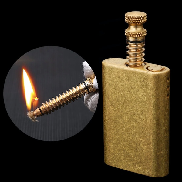 ZORRO Copper Old Fashioned Lighter Retro Kerosene Oil Cigarettes Lighter For Fathers Day For Christmas Gift