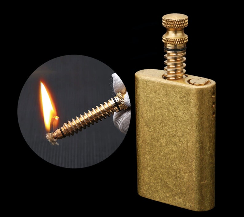 ZORRO Copper Old Fashioned Lighter Retro Kerosene Oil Cigarettes Lighter For Fathers Day For Christmas Gift image 1