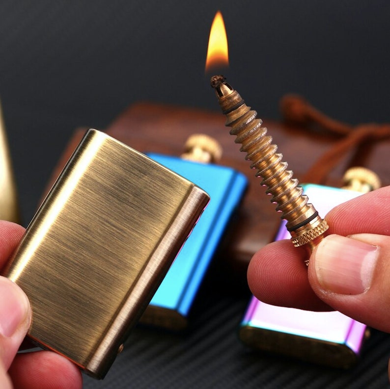 ZORRO Copper Old Fashioned Lighter Retro Kerosene Oil Cigarettes Lighter For Fathers Day For Christmas Gift image 8