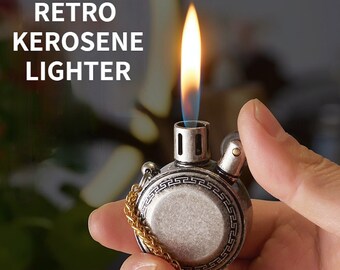 Shelby Pocket Watch Kerosene Lighter Portable Gas Lighter Classic Old Fashion Lighter For Father’s Day For Christmas Gift