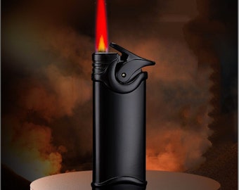 Goldenes Tang Grass Feuerzeug Personalisiertes Feuerzeug Gas Feuerzeug Shelby Feuerzeug für Vatertagsgeschenk Feuerzeug für Halloween & Weihnachtsgeschenk