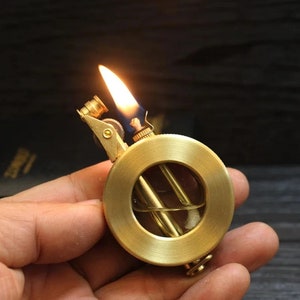 ZORRO Copper Retro Kerosene Lighter Cigarette Cool Lighters Creative Gadgets for Father’s Day for Halloween & Christmas Gift