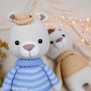 Amigurumi pattern - RyanBear - Crochet PDF pattern