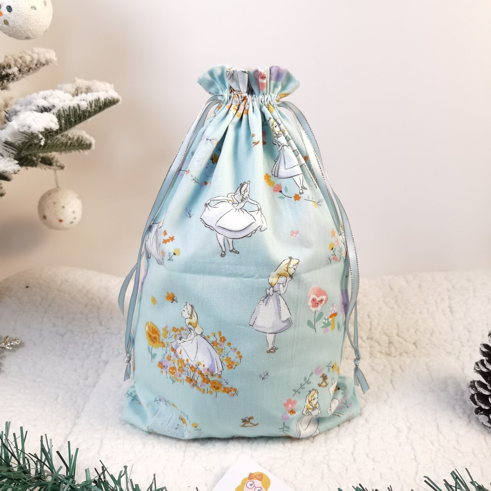 Alice Wonderland Gift Bags Christmas Gift Wrap Reusable | Etsy