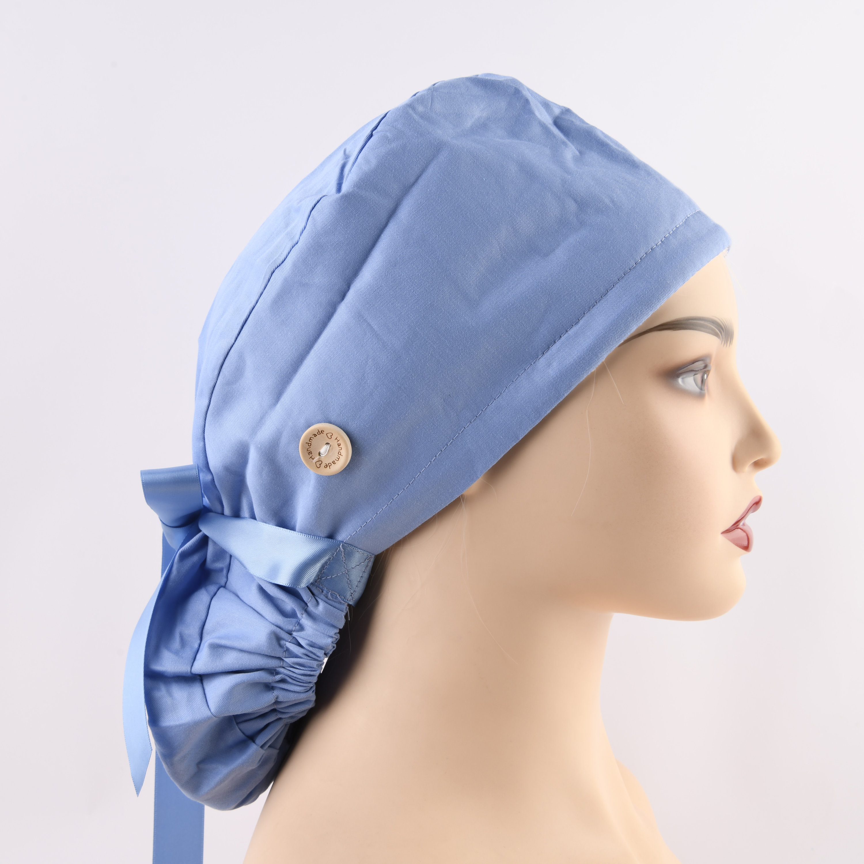 Solid Ponytail Cap Surgical Cap Women Nurse CapCap with Etsy
