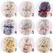 Stitch Winne Flower Scrub Cap for Women, Nurse Cap Surgical Cap for long hair, Winter Scrub Cap, Doctor Print Cap, Women Long Hair Cap 