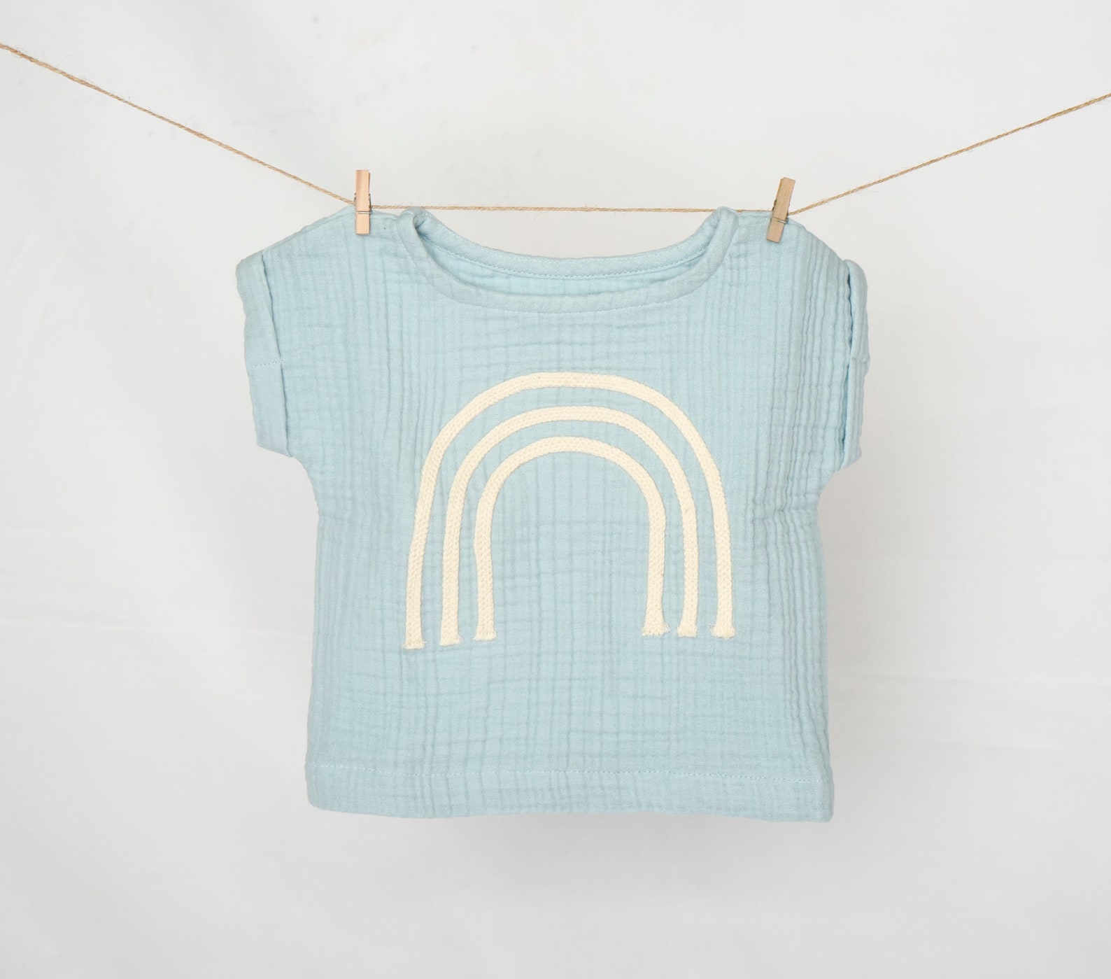 Muslin Shirt Muslin Tshirt Summer Baby Shirt Shortsleeved Etsy