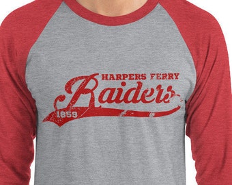 Harpers Ferry Raiders John Brown Raglan T-Shirt