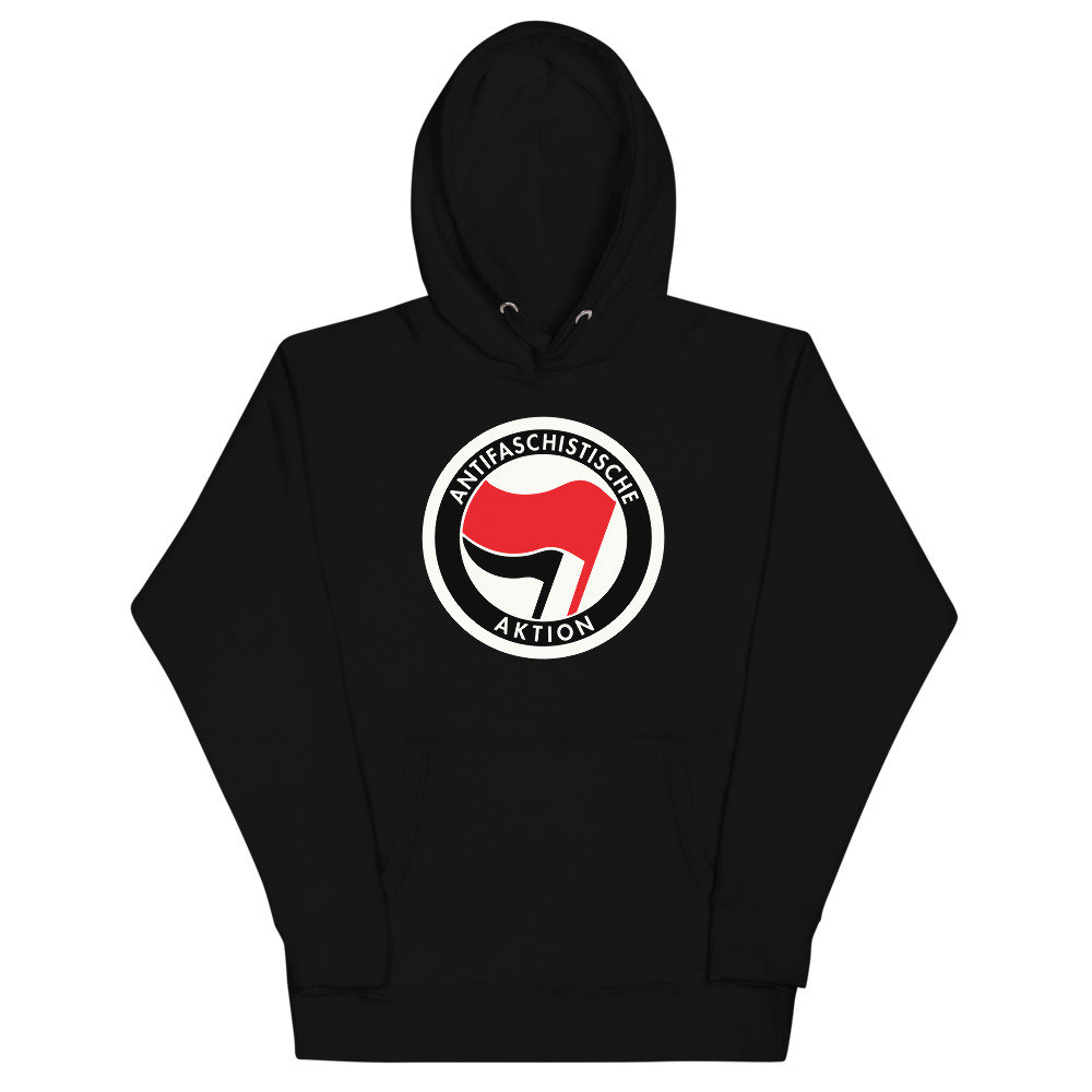 Sudadera con capucha Antifaschistiche Aktion Acción Antifascista
