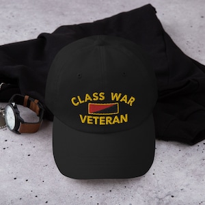 Class War Veteran Dad Hat Style Ballcap image 2