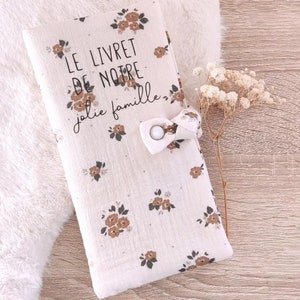Protege livret de famille coton biologique