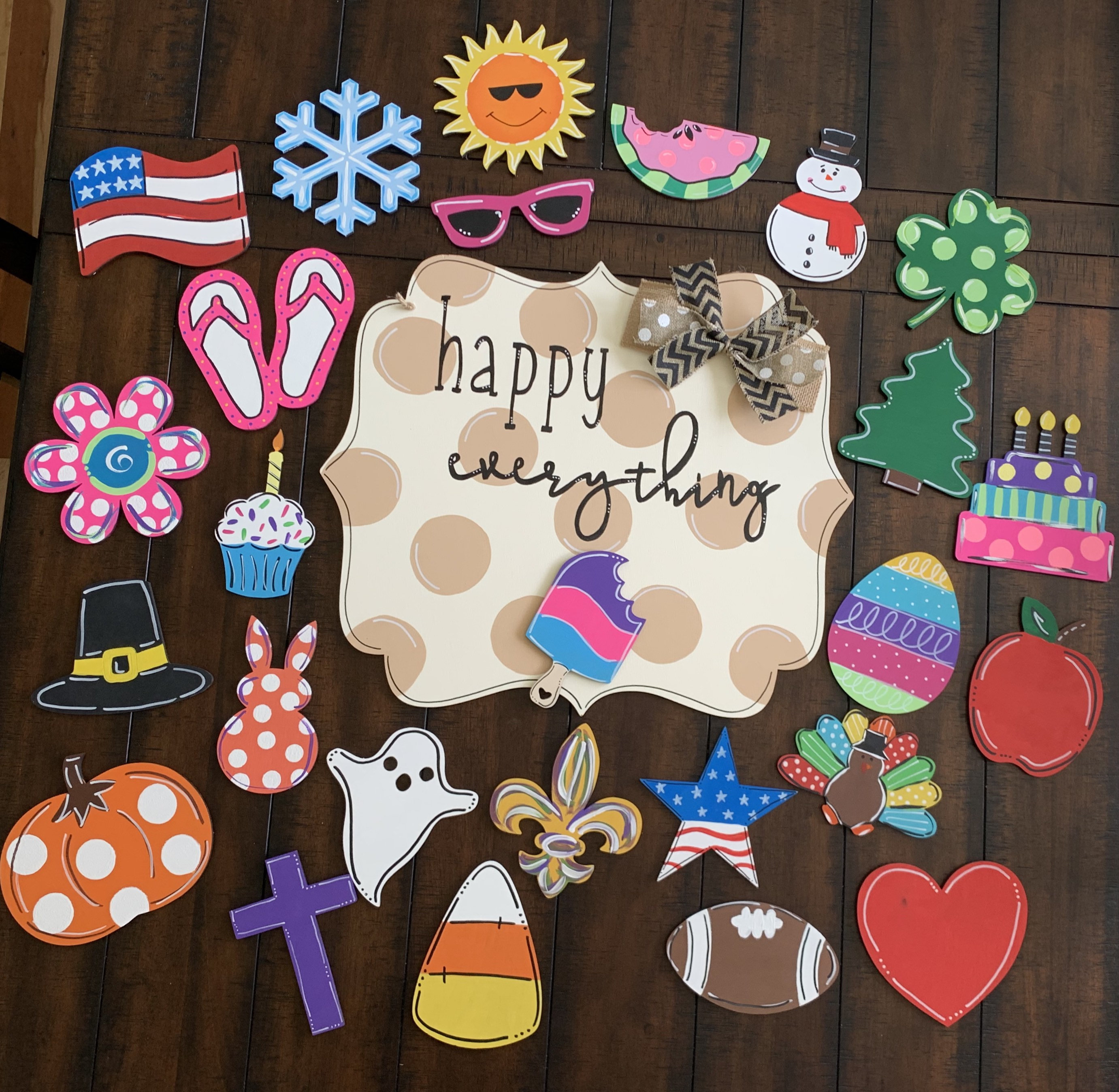 Happy Everything Interchangeable Attachments Etsy