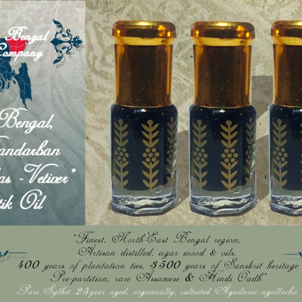 Ruh Khas - Green Vetiver,  Royal Bengal - Bandarban Prakritik Oil