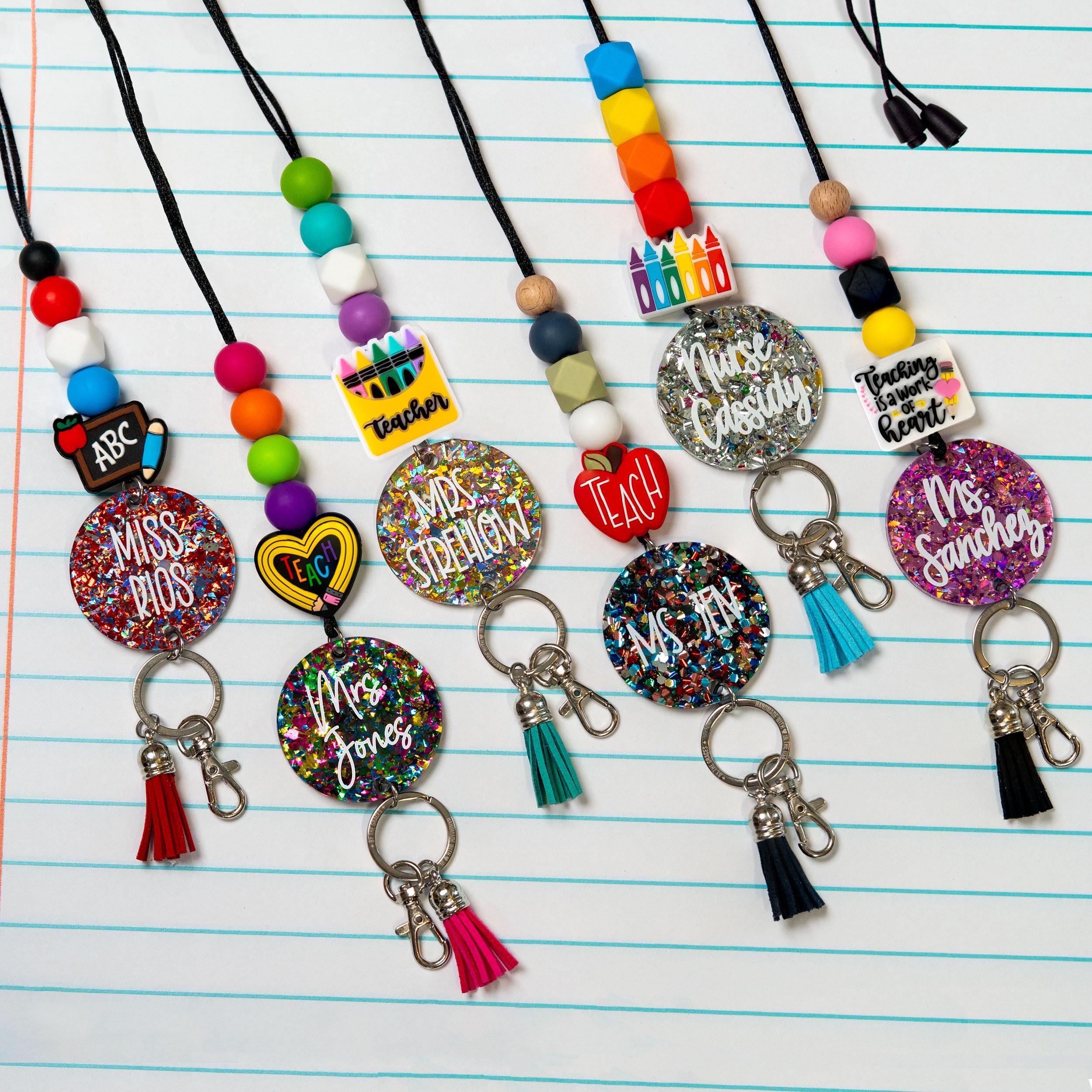 Personalisiertes Schlüsselband, Lehrer Schlüsselband, Personalisiertes Schlüsselband, Personalisiertes Schlüsselband, Lehrer Geschenk