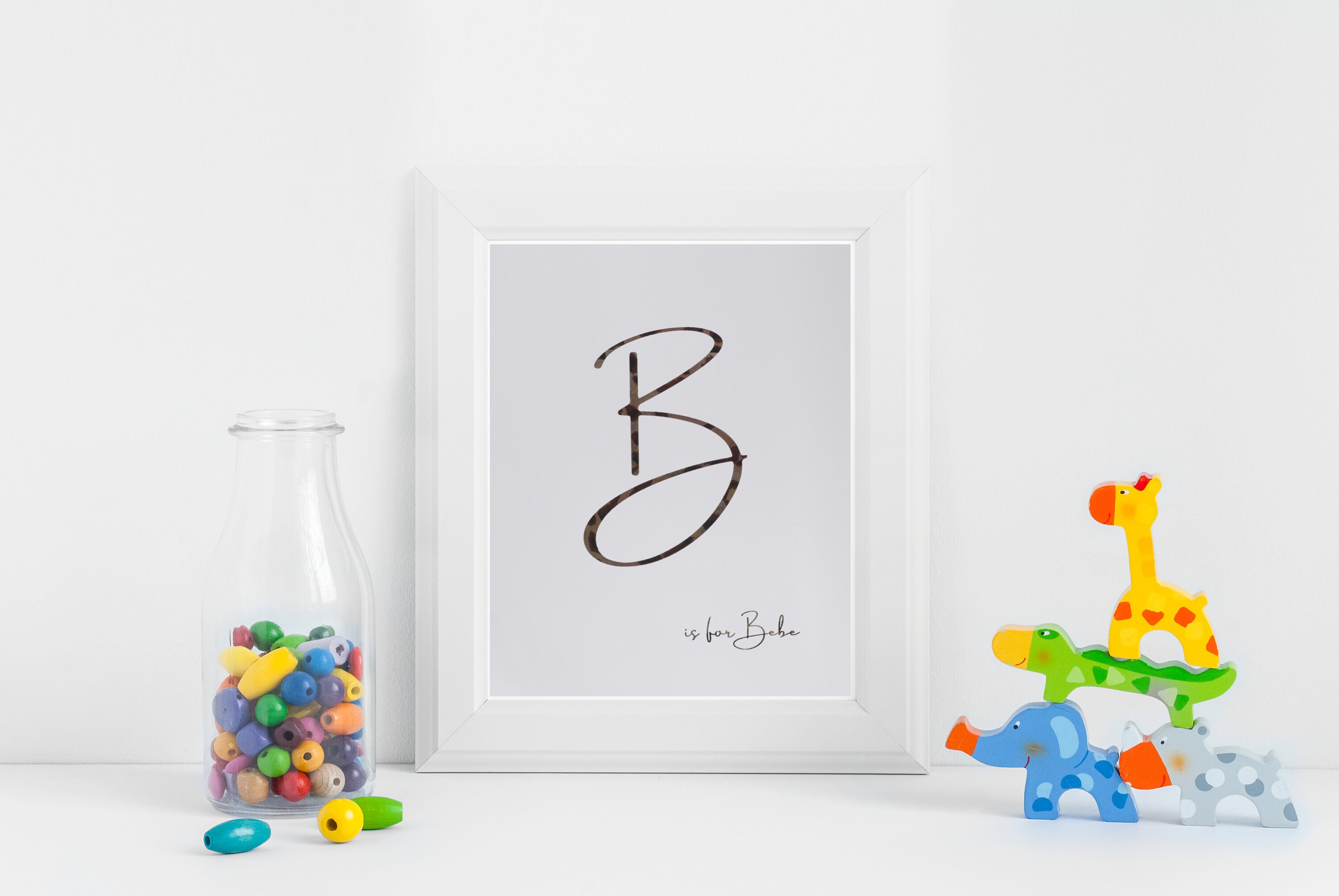Alphabet Schild für Kinderzimmer Typografie Wanddekoration | Etsy