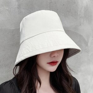 1pcs four season  58-60cm adjustable  ins BIG brim cotton bucket hat  summer hat . cotton caps  , fashion cotton hat cap  H202132