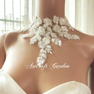 lace choker dress WL025 - Wedding Midi Dress & Choker - Andrea & Leo