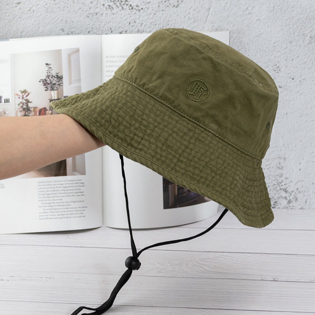 3color Washed Cotton Work Clothes Style Drawstring Etsy