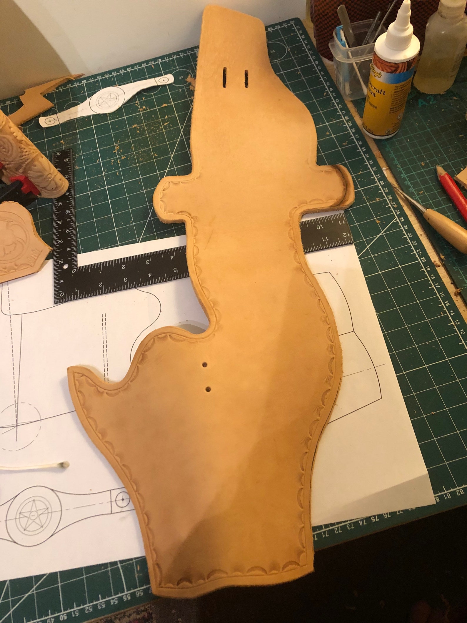 Western Holster Pattern digital Pdf Format Etsy Canada