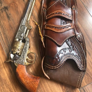 Western 7 1/2 ” revolver Holster pattern in pdf format