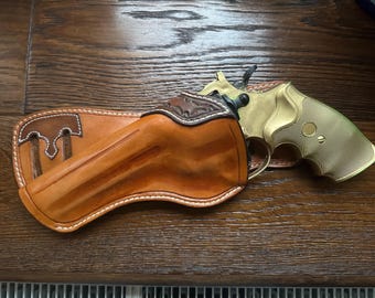 Sattelhalfter für Magnum S&W Revolver