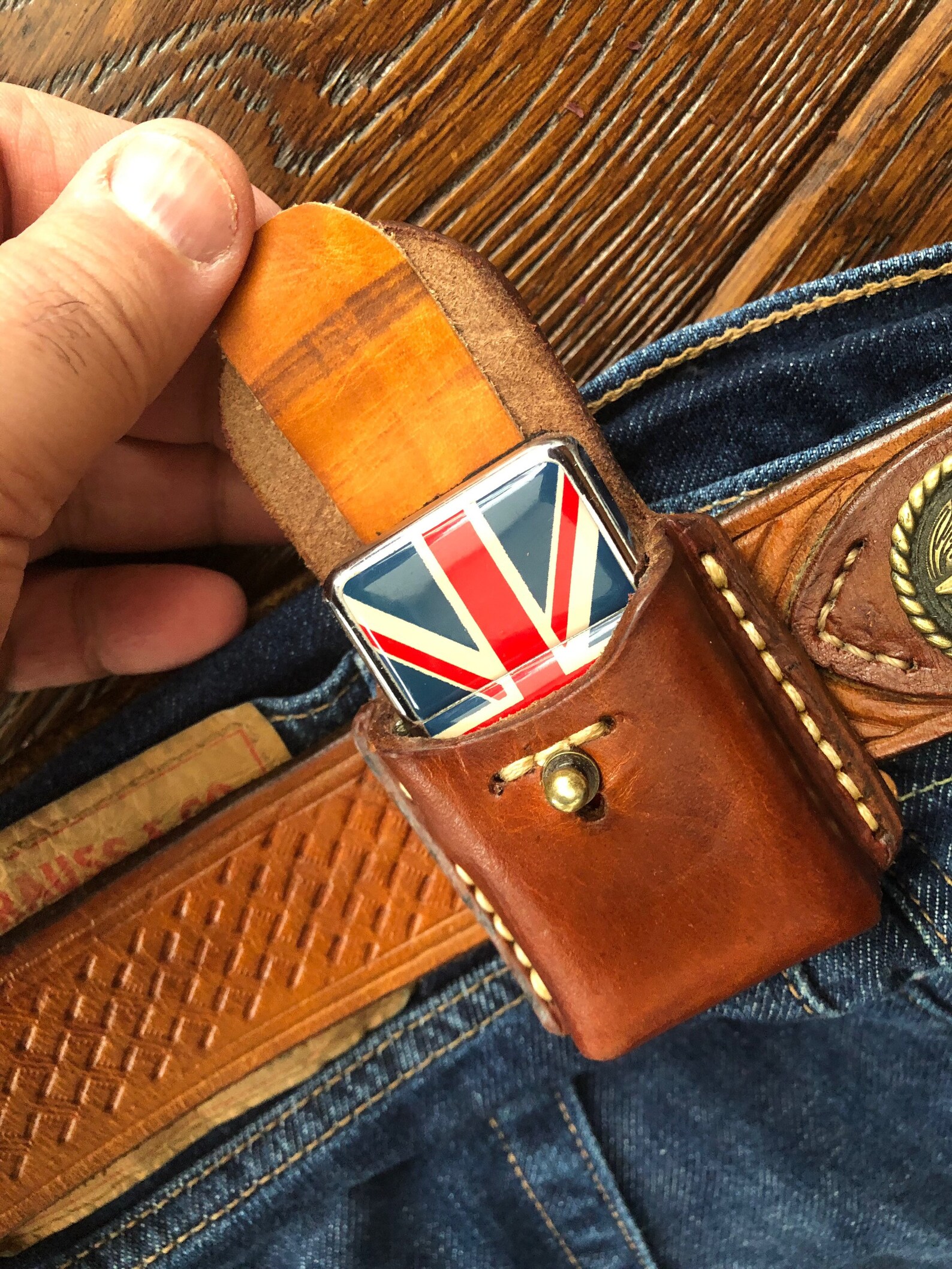 Zippo Lighter Belt Poach Pattern in Pdf Format Etsy