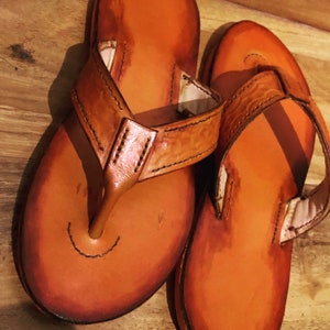 Leather Flipflop Pattern- ( digital in pdf format )