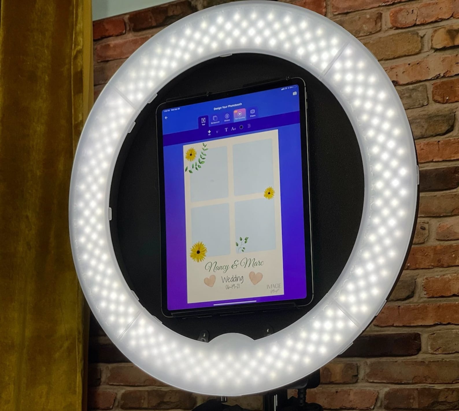 Ring Light Kit Ipad Photo Booth Shell. Ipad Ring Light Etsy