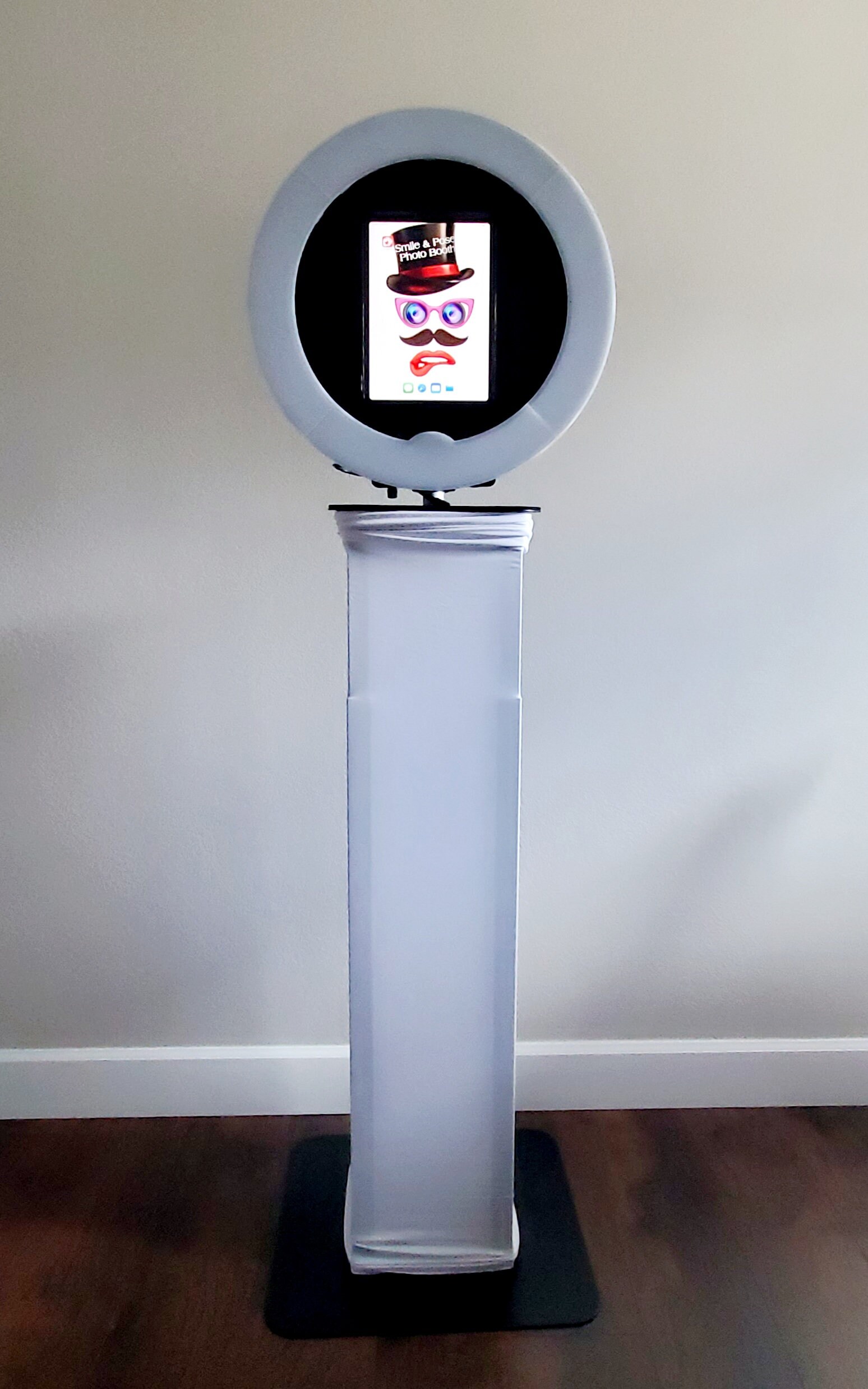 Ipad Photo Booth With Black Tower Stand. V1 19 Ring Etsy