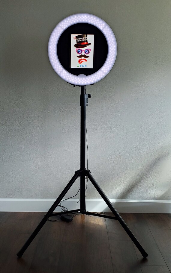 19 Ring Light Ipad Photo Booth Shell on a Tripod Etsy