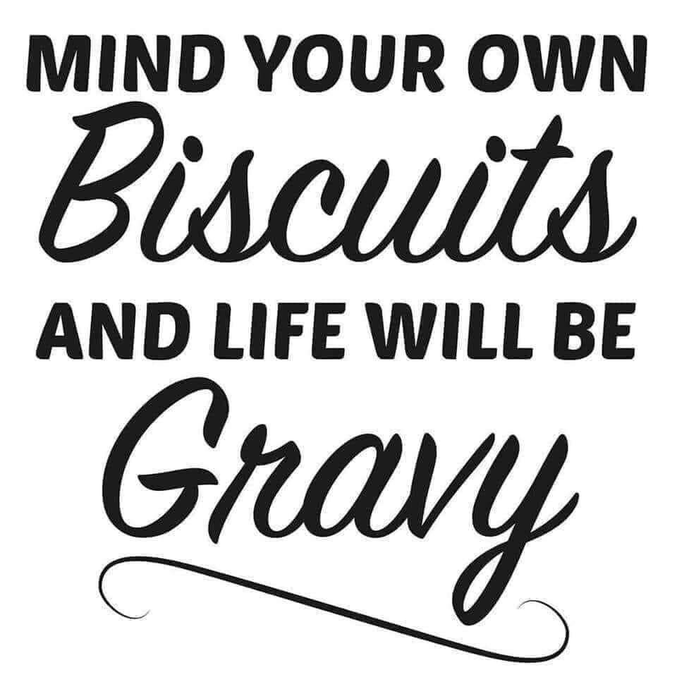 Mind Your Own Biscuits Funny Decal Sticker - Etsy