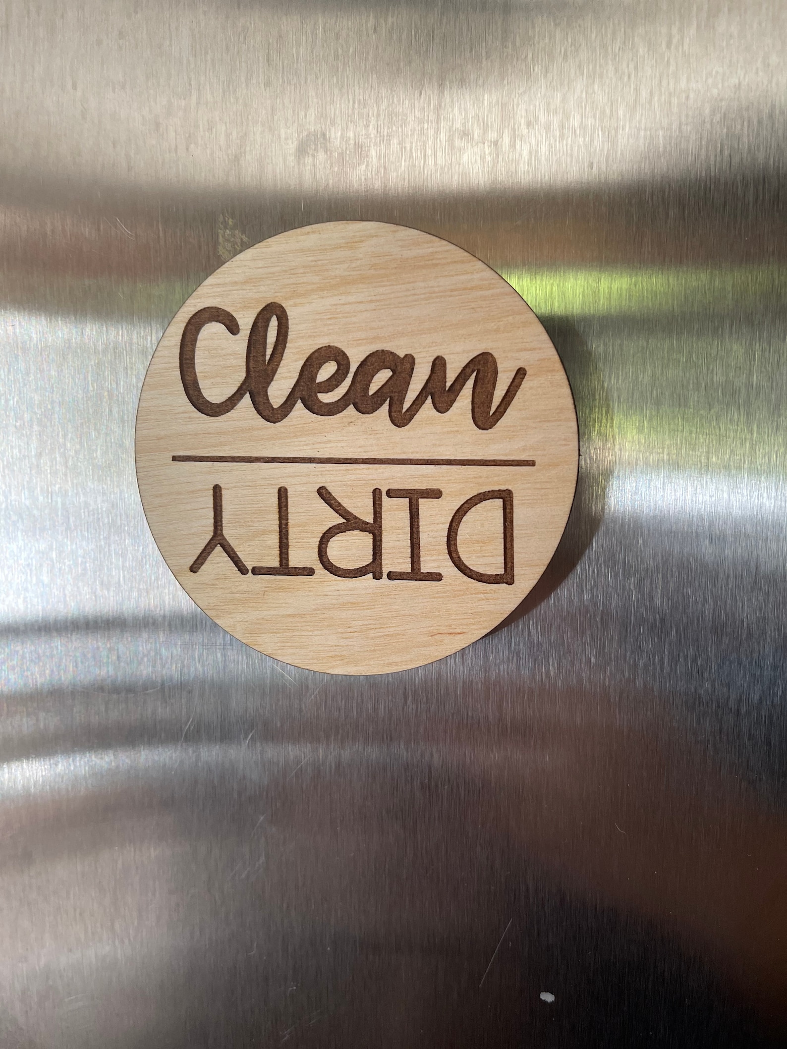Clean/dirty Dishwasher Magnet SVG -- NO Physical Product -- Glowforge ...