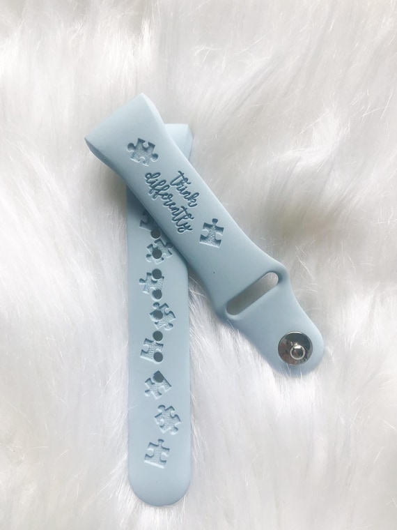 Think Differently SVG for watch bands - Puzzle Piece - Autism Awareness - Laser File
