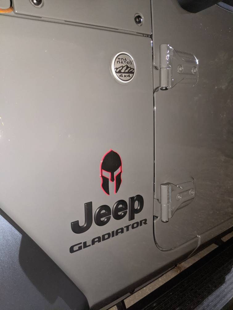 3D Gladiator Helmet MINI Version Emblems 3D Printed Car Decal Logo for