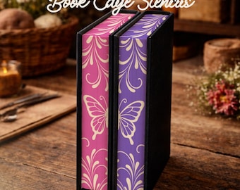 Butterfly Book Edge Stencil, Sprayed Edges SVG, DIY Vinyl (Digital Download)