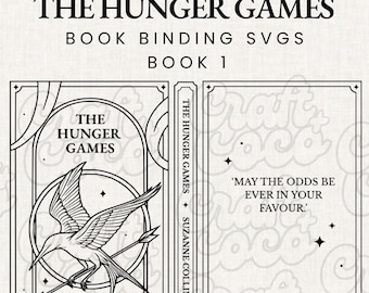 The Hunger Games - Book 1 SVG Files: Suzanne Collins Series Rebinding, book binding (Digital Download)