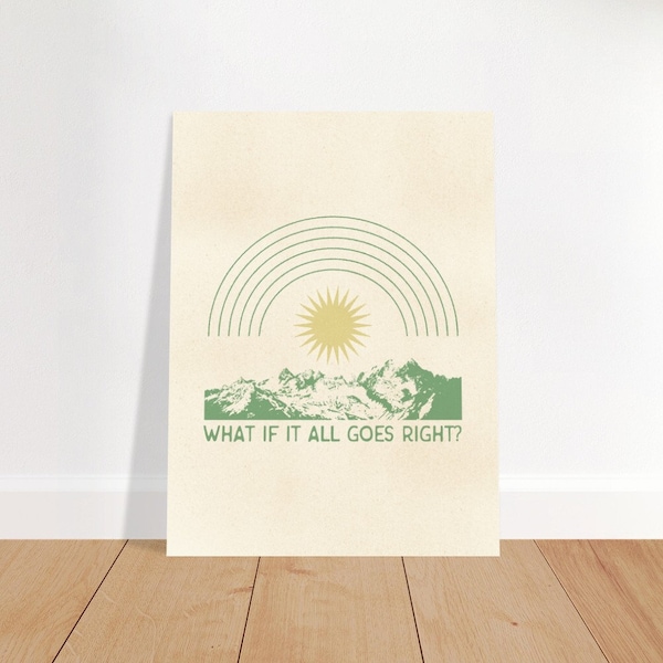 ¿Qué pasa si todo va bien? - Imprimir