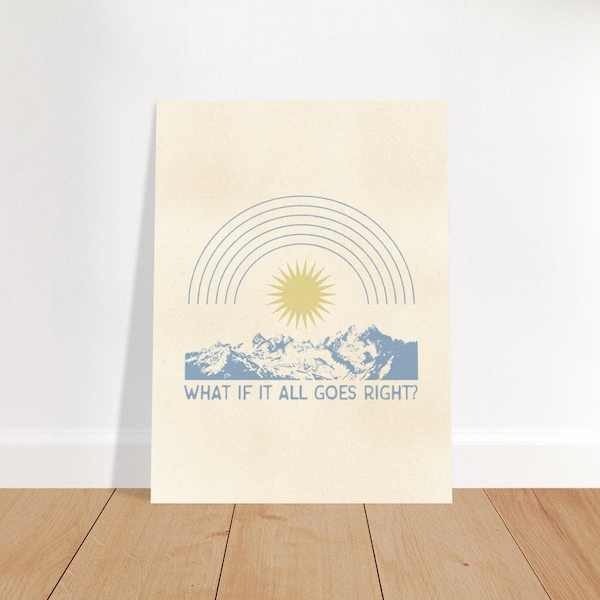 ¿Qué pasa si todo va bien? - Imprimir