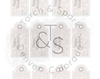 Printable Holiday Gift Tag