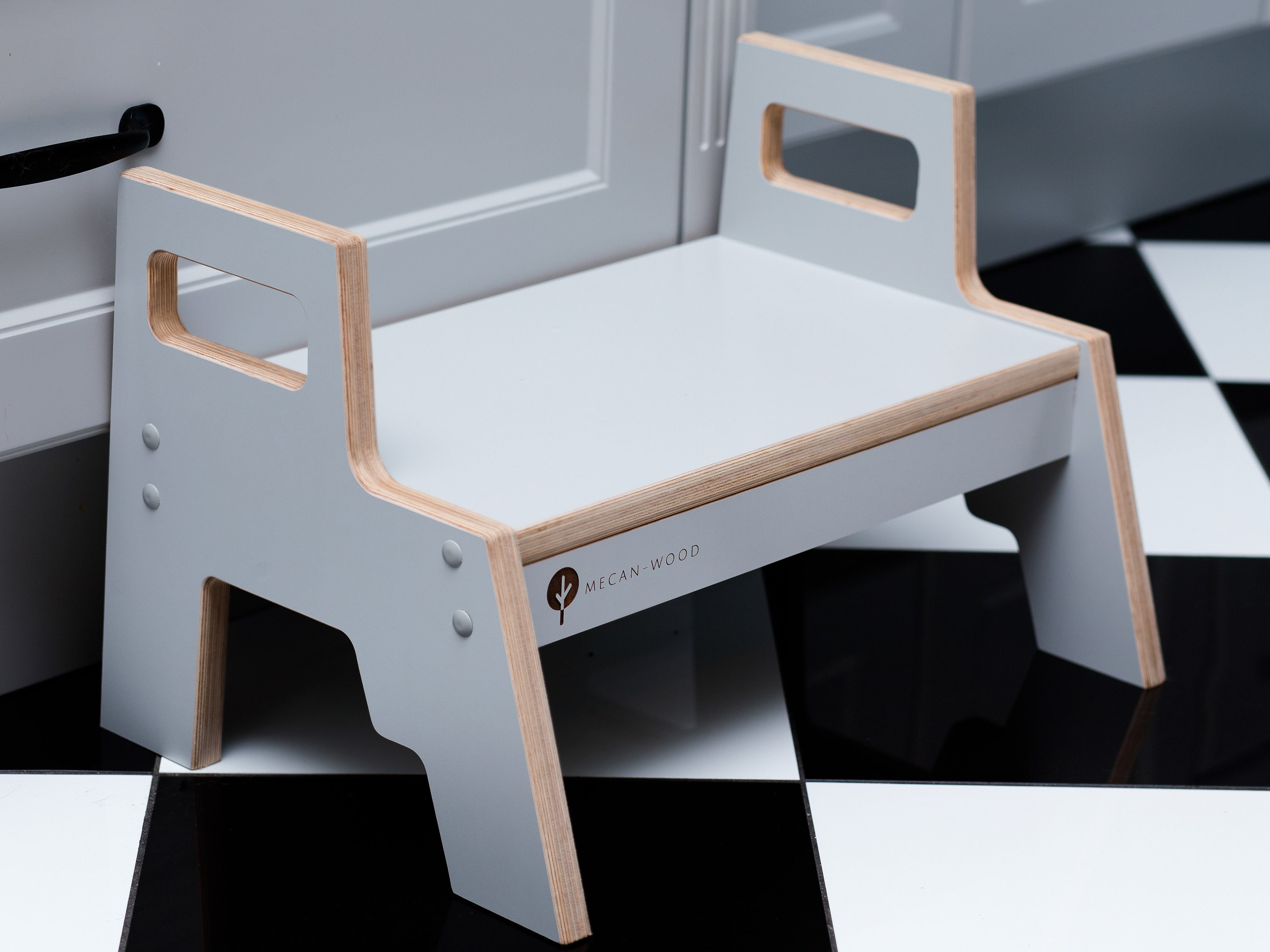 Wood toddler step stool Personalized name engraved gift for Etsy