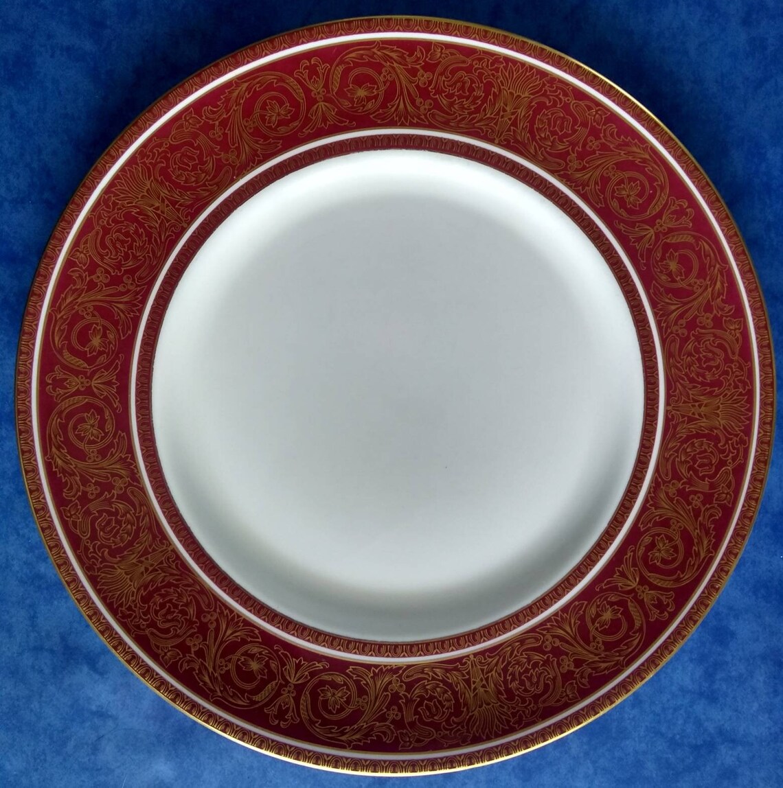 Vintage Royal Doulton Buckingham fine china plates set of 6 Etsy