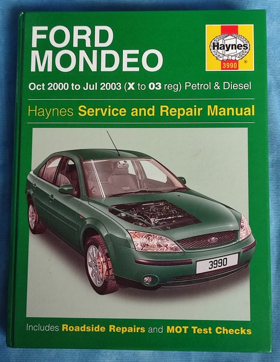 Haynes Manual 3990 Ford Mondeo, Oct 2000 to Jul 2003, Petrol
