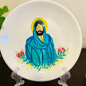 Decorative Ceramic Platehand Painted Ceramic Plate Bible Verse Gift ...