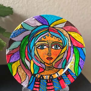 Mothers Day| Ceramic plate|Ceramic plate| Ceramic wall decoration| Ceramic Hand Painted| Ceramic Art| Ceramic house warming gift