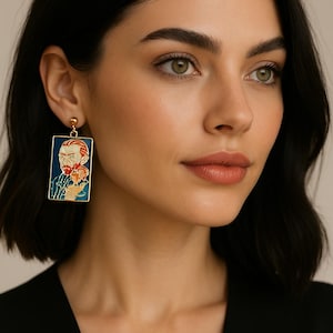 Van Gogh| Starry Night|Sunflower| Vincent Van Gogh Dangle Earrings|Artiest Earrings |Art Teacher Gift | art-inspired