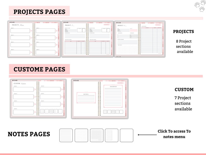 20222023 Digital Planner Goodnotes Ipad Planner Notability Etsy