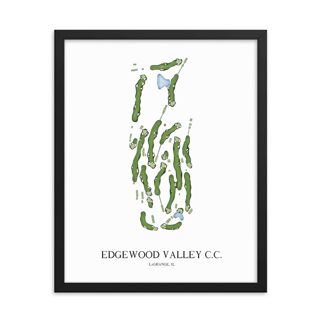 Edgewood Golf Course Map.pdf Edgewood Valley Country Club | Golf Course Map, Personalized Golf Art ...